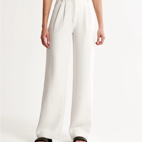 Daisy Grace Wide-Leg Pants - Small - White - Picture 5 of 6